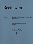 Duo for Violin and Cello, Fragment cover